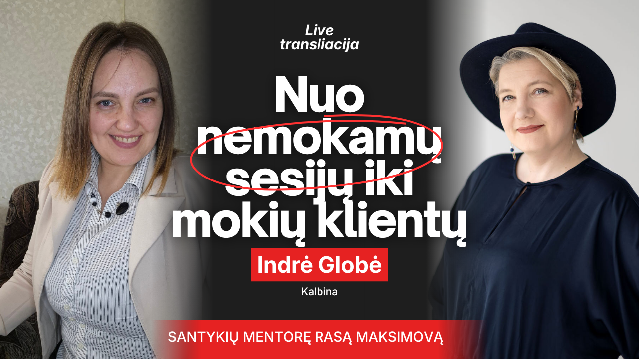 Live transliacija: Nuo nemokamų sesijų iki mokių klientų